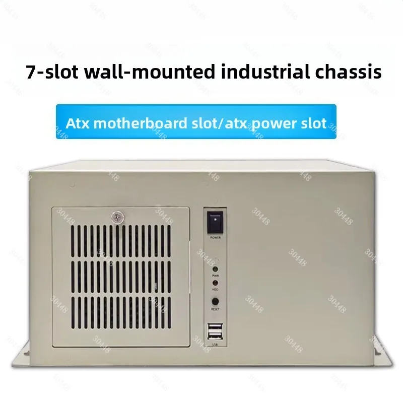 Wall-mounted Chassis, 7-slot Multi-serial Port Atx Motherboard, Cnc Industrial Control Ipc Vision Computer, Automation Computer