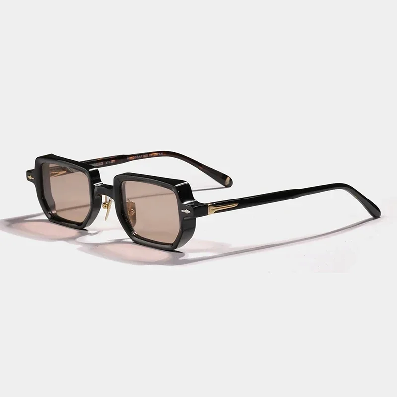 

Luxury brand Sunglasses Handmade Square Acetate Women Men Fashion design Small Frame Outdoor UV400 Eyeglasses SUN GLASSES