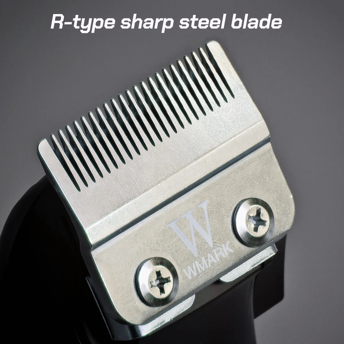 WMARK NG-1005 مشابك شعر للرجال طقم ماكينة قص الشعر اللاسلكية شفرة فولاذية غير قابلة للشحن ماكينة تشذيب الشعر للعائلة