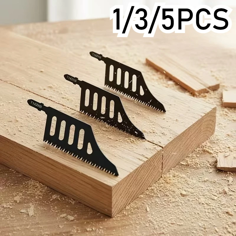 

Лезвие для лобзика T142HB из высокоуглеродистой стали, для точной резки изогнутых поверхностей, сменное, для электроинструментов, аксессуар для деревообработки