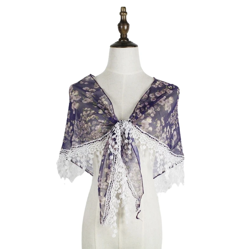 Рисунок 3 - Модный прозрачный шифоновый шарф для женщин