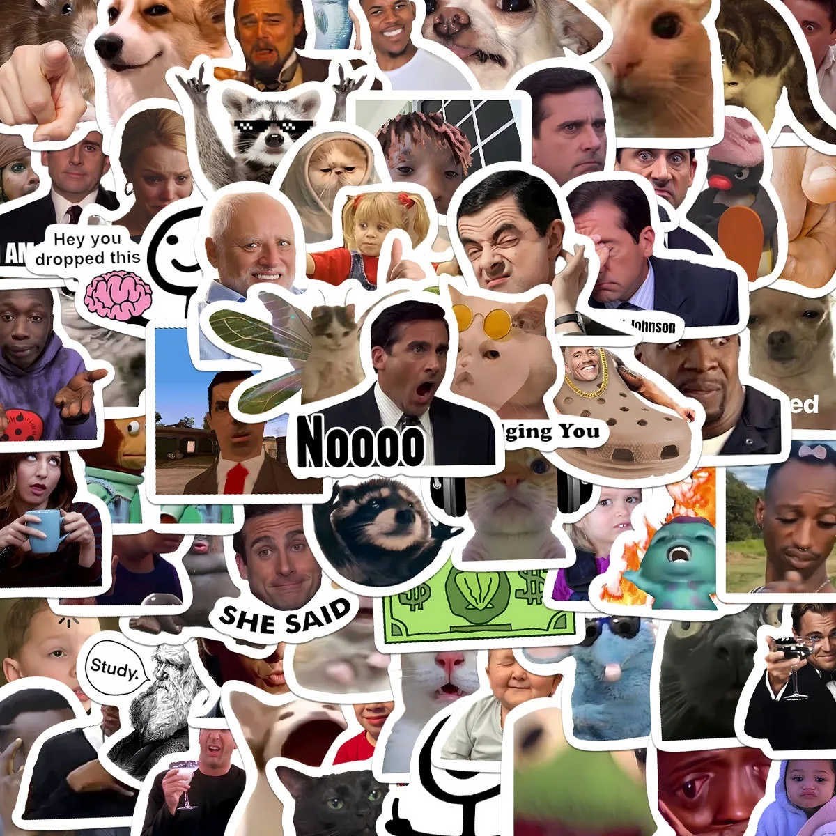 50/100 Stück Klassische Lustige TV-Show MEME Aufkleber Cartoon Graffiti Sticker DIY Gepäck Scrapbook Helm Wasserdichte Aufkleber Spielzeug