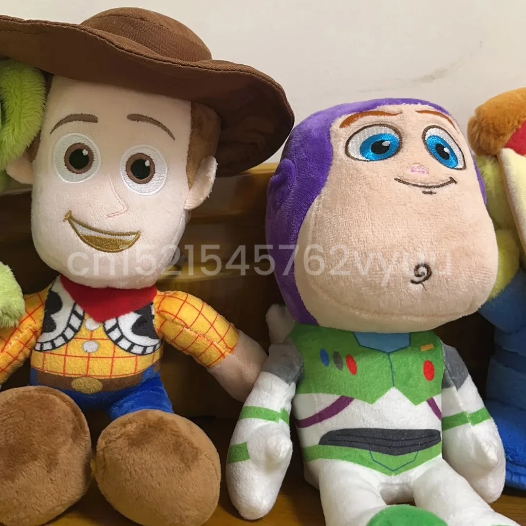 Peluche de Woody Buzz Lightyear para decoración del hogar, muñeco de peluche de Anime, colgante de Jessie, regalos de Navidad, 23cm