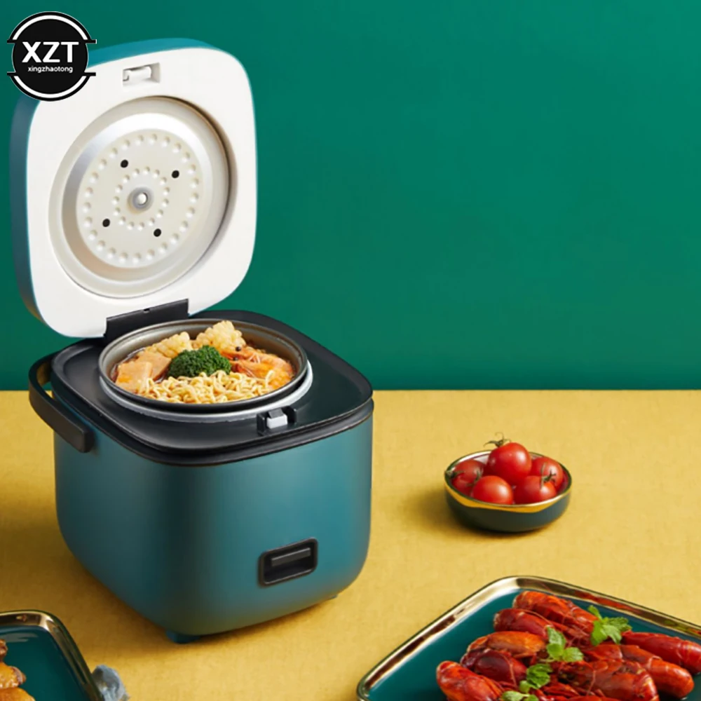 1.2L Mini Rice Cooker Multifunctional Household Rice Cooker Soup Pot Dormitory Travel Car Portable Rice Cooker