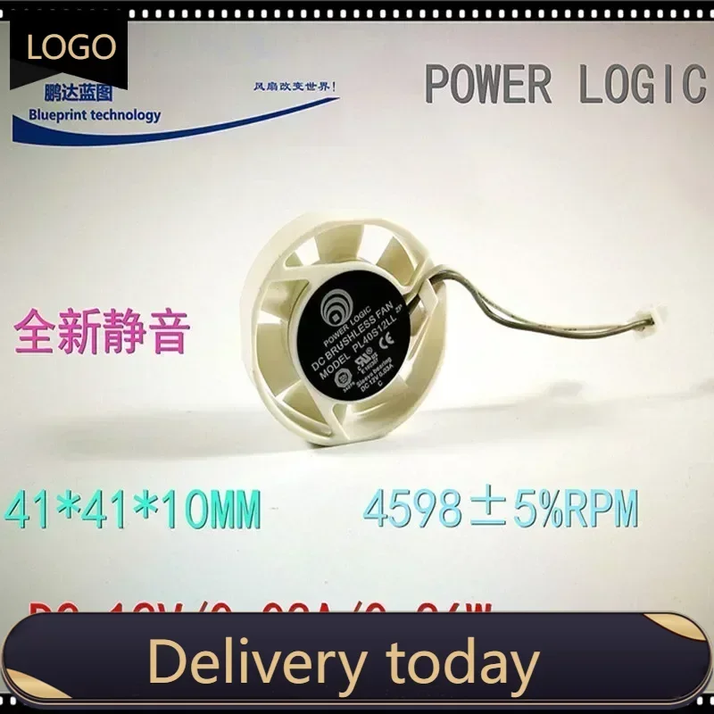 Power Logic PL40S12LL 4010 40MM 4CM Circular fan 40*40*10mm 12v Case Cooling fan laptop fan Silent