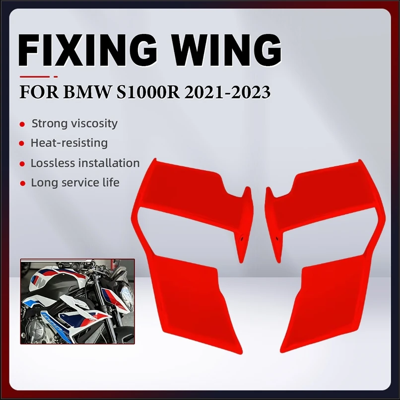 

For BMW S1000R M1000R S 1000R M 1000R 2021-2023 ABS Motorcycle Fixed Wing Spoiler Front Aerodynamic Spoiler Wing Fairing