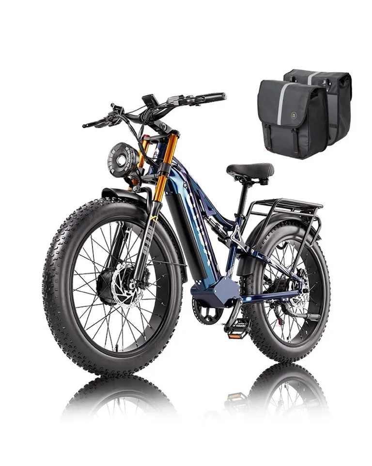 6000W Dual Motor Electric Bike 52V30AH Off-road Motorcycles Ebike