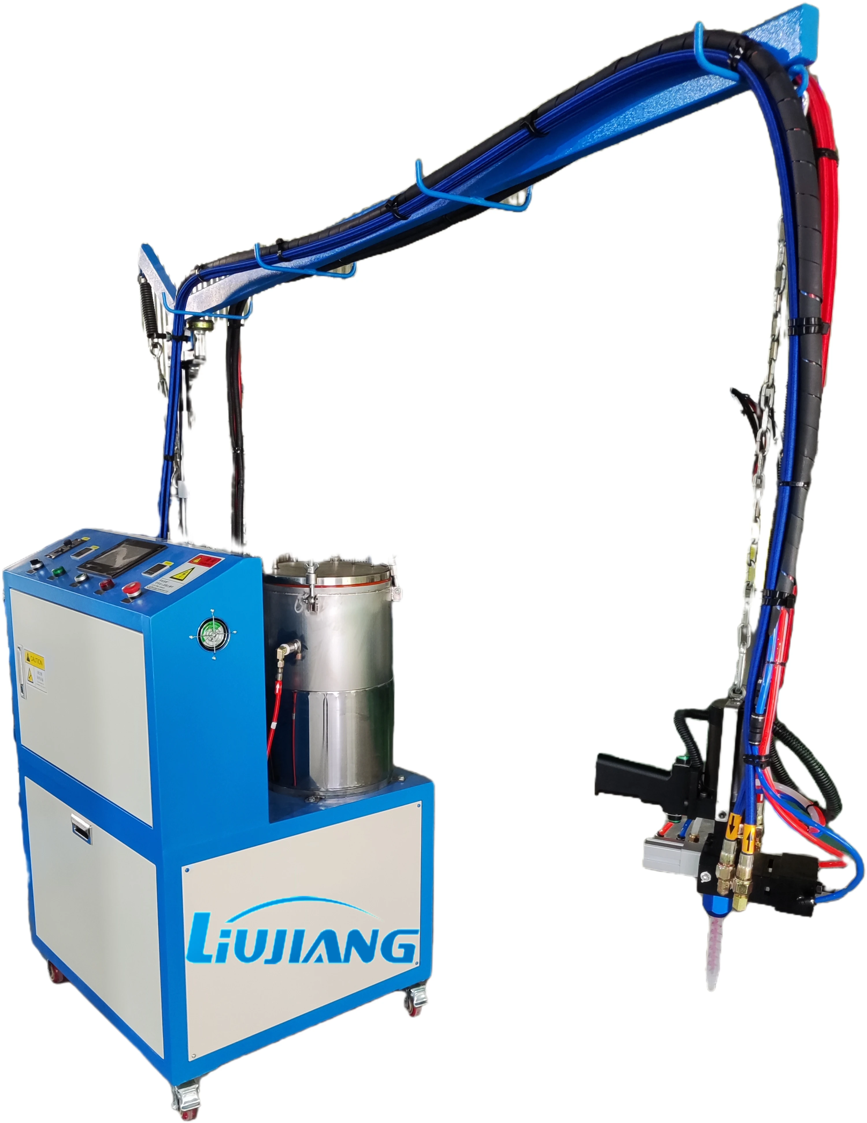 Liujiang   professional high pressure PU foam equipment for wheel industrial high pressure PU foam machine GEL machine