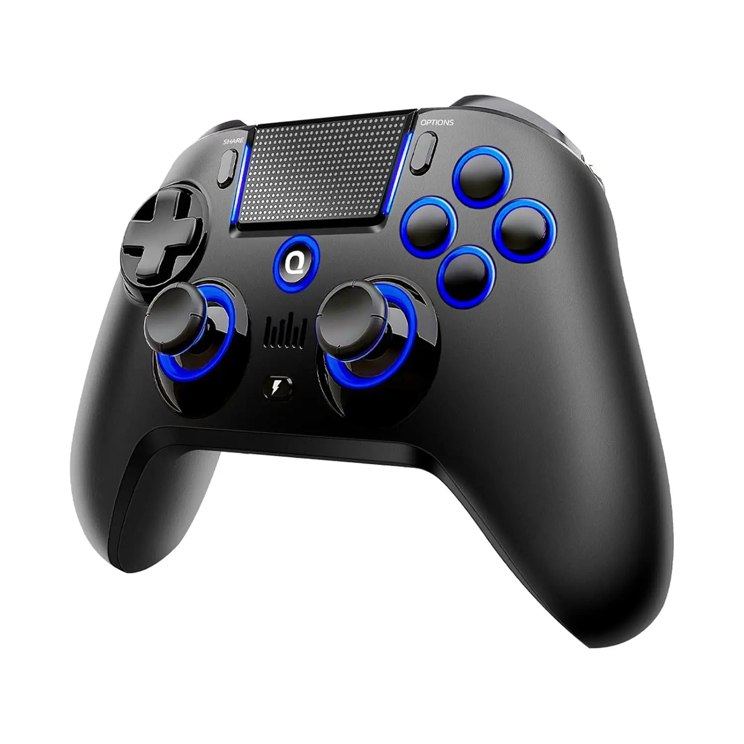 

Беспроводной контроллер для PS4 Pro Slim, PS3, PS2, Steam Deck, ПК, джойстик с датчиками Холла, аудиопорт, динамик, микрофон, макросы, турбо-режим