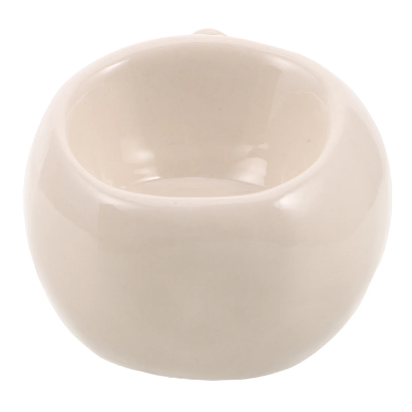 

Ceramic Apple Tealight Holder White Small Votive Holder for Xmas Party Home Decor Wedding Centerpiece Indoor Cute