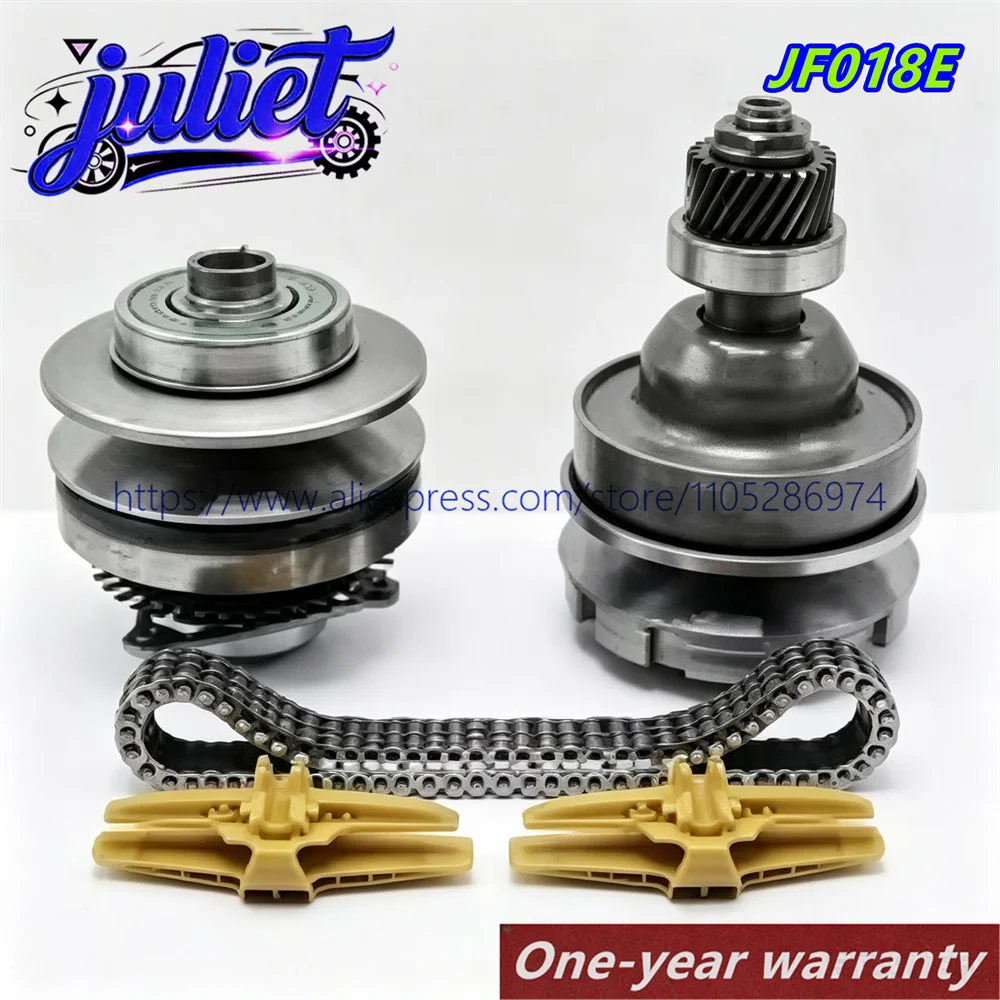 Original JF018E JF018 CVT Auto Transmission Pulley Chain Set For Nissan Pressure Cylinder Sprocket Assembly