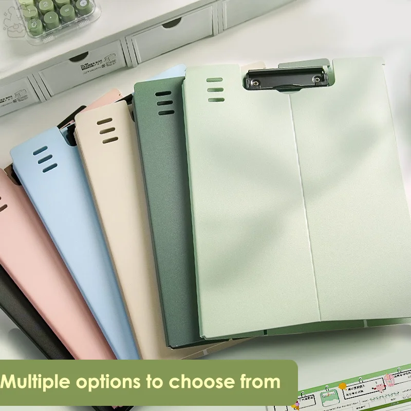 Bloc-notes A4 pliable multifonction, presse-papier, support