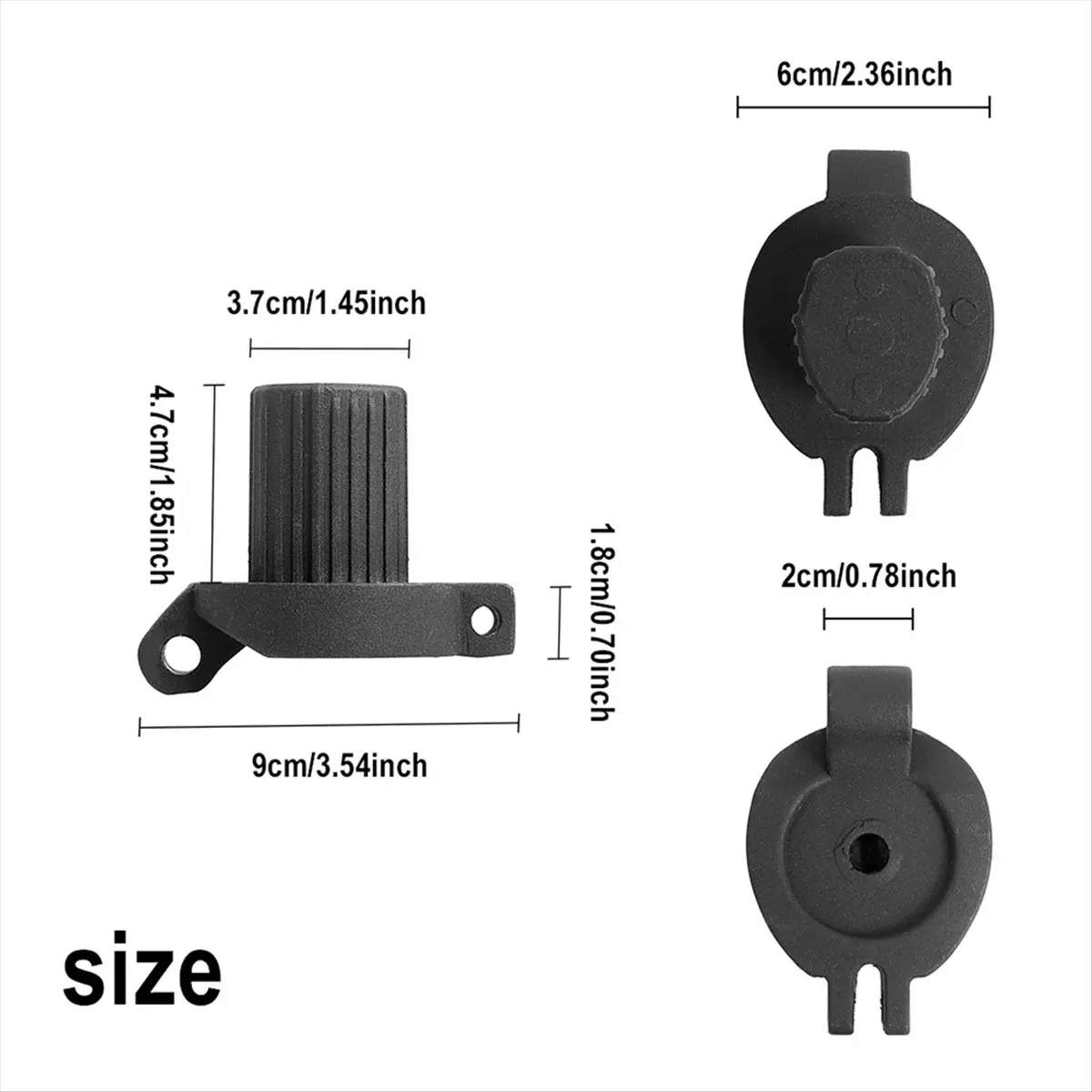 (ABYM) For Ninebot MAX G30 Electric Scooter FFolding Rod Pole Base Repair Parts with Hook Folder Replacement Parts