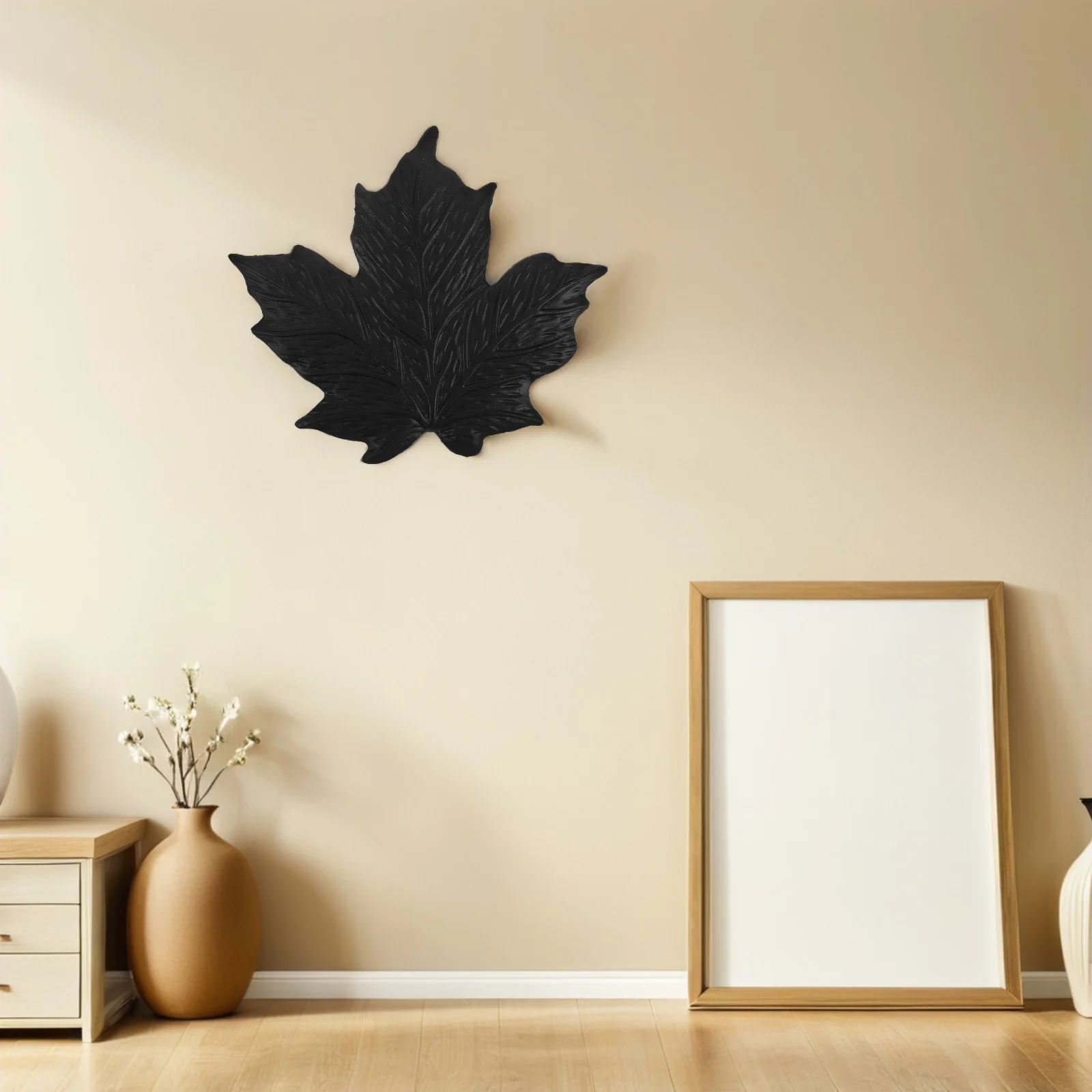 

Vintage Iron Art: Retro Metal Leaf Wall Decor For Living Room Bedroom Fall Rustic Farmhouse Wall Hanging Sculpture