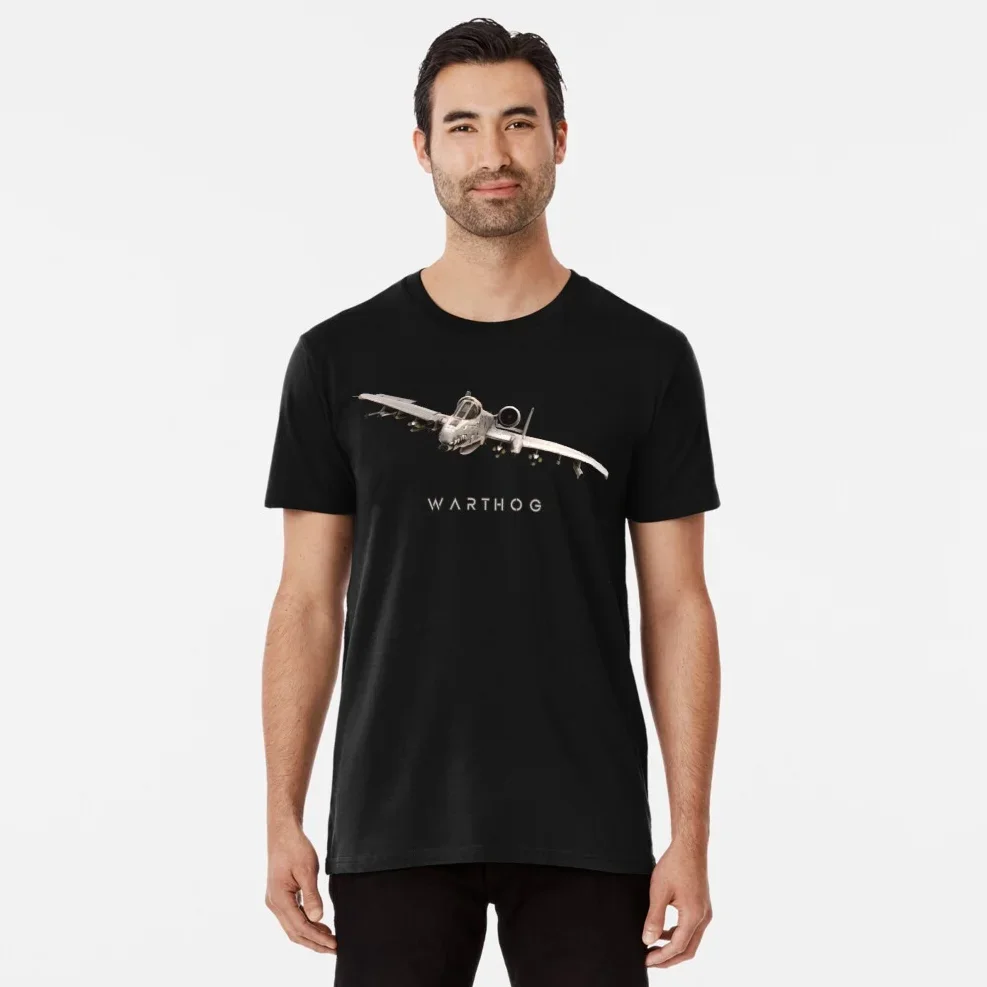 

USAF A-10 Warthog Ground Attack Aircraft T Shirt. New 100% Cotton Short Sleeve O-Neck Casual T-shirts Size S-3XL