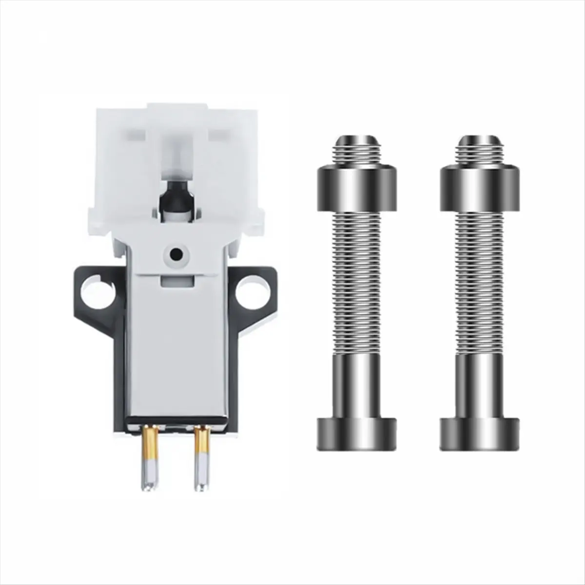 【ELEVATE LIFE】M2.5 Headshell Cartridge Mounting Screws Universal Aluminum Bolts Screws Nuts for LP Vinyl Record Player Rapair To