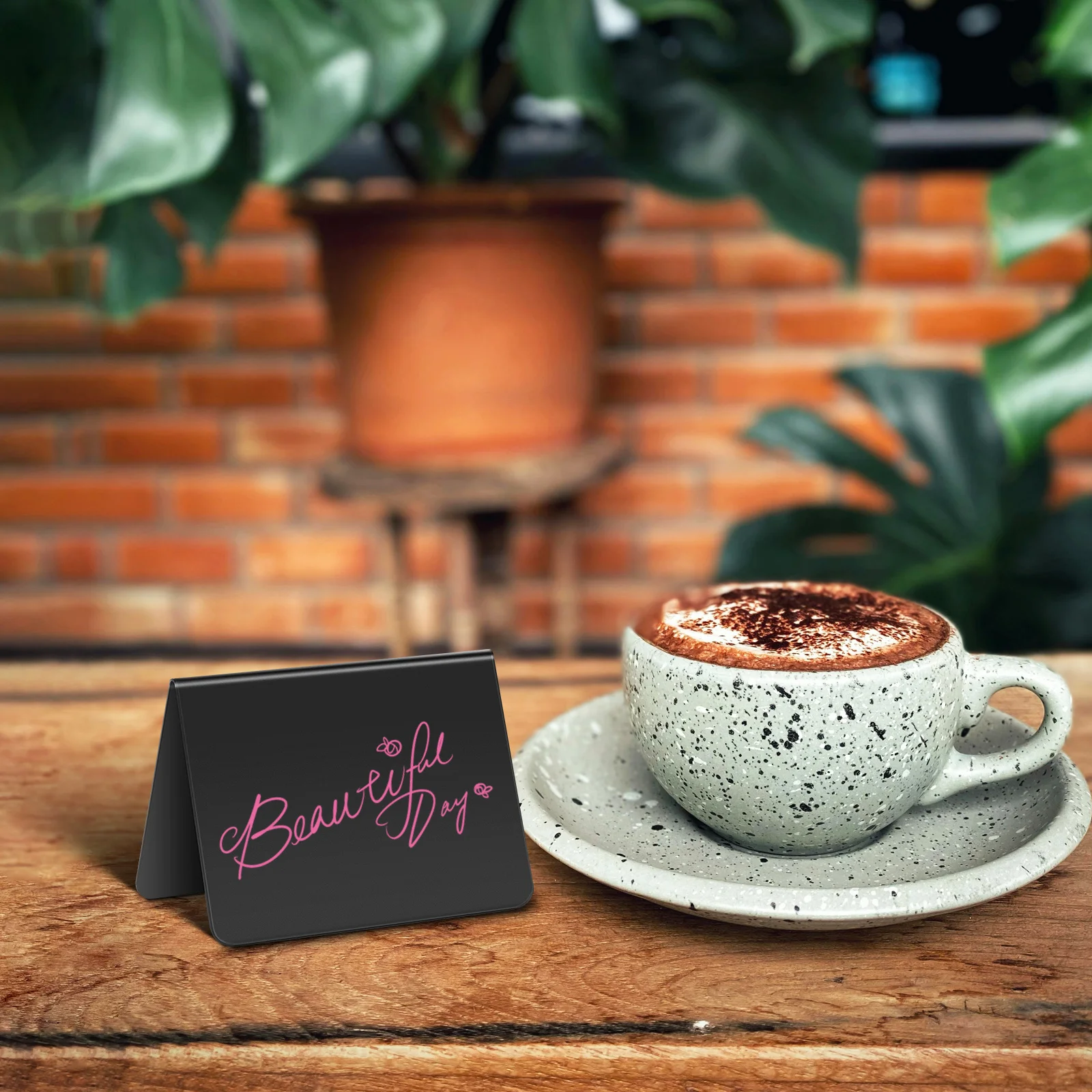 

40Pcs Mini Chalkboard Signs Portable Catering Supplies Memo Photo Display Holder Tabletop Sign Stand Party Decorations