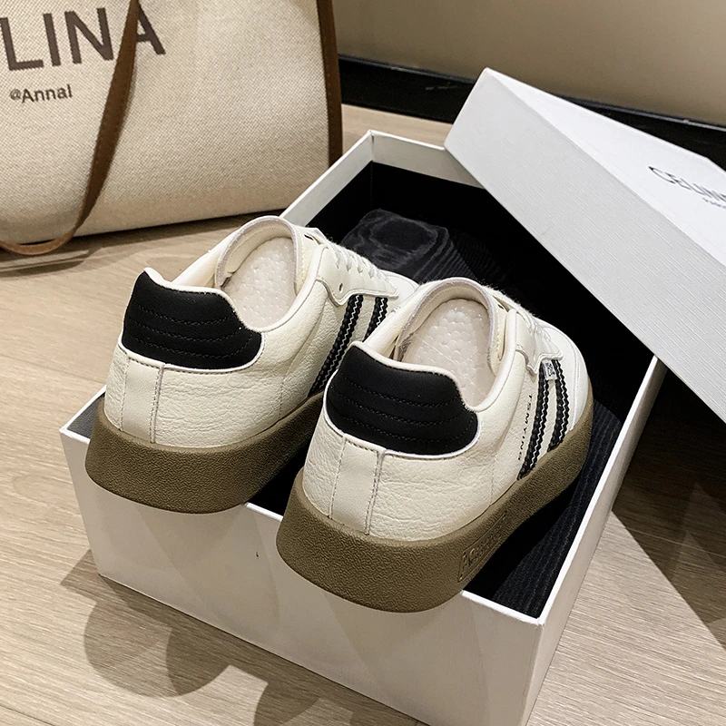 Women's Retro Trainer Shoes - Autumn Fashion, Breathable, Versatile, Thick-Soled Non-Slip Sneakers