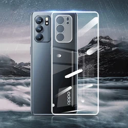 Custodia sottile trasparente per OPPO Reno 6 Pro Plus 6Z Cover posteriore originale in TPU trasparente di alta qualità Reno6 6Pro 4G 5G Carcasa