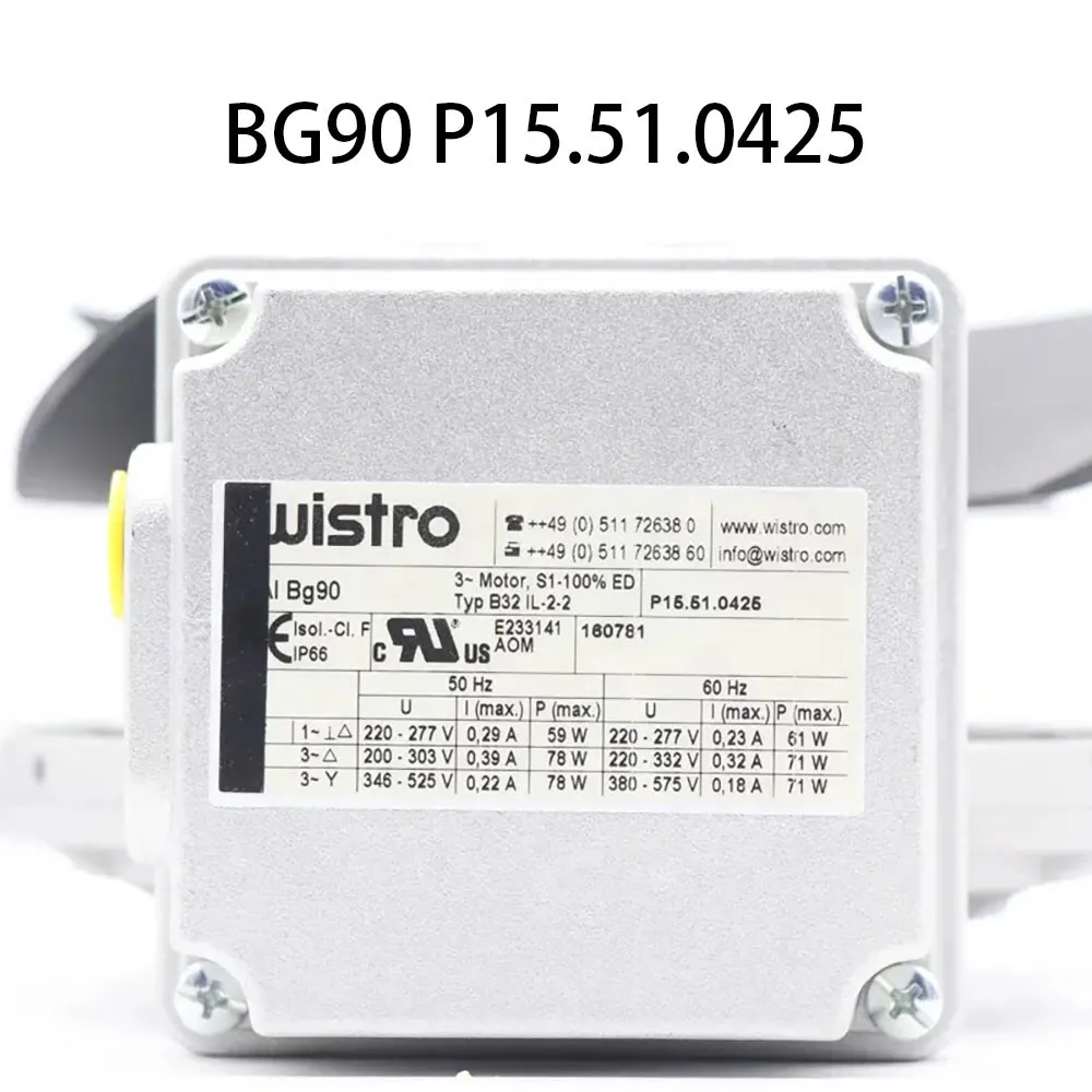 

Для вентилятора серии Wistro 230 В FLAI BG90 P15.51.0425 IP66 большой объем, вытяжной вентилятор -