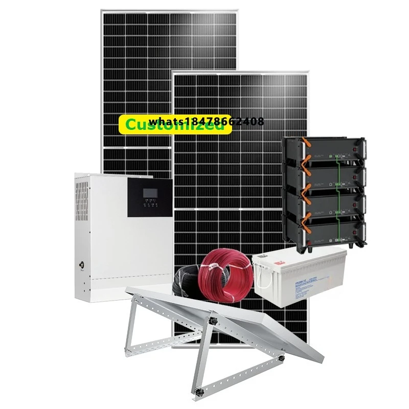 Solar System Power Plant 1000 Watts Solar Generator and Battery Storage System