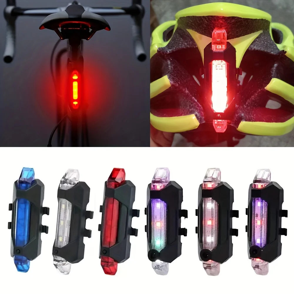 

3PCS Cycling Accessories Bicycle Lamp MTB Bicycle USB Charge Bike Lights Bicycle Lights Taillight Lights Bike Rear Taillight