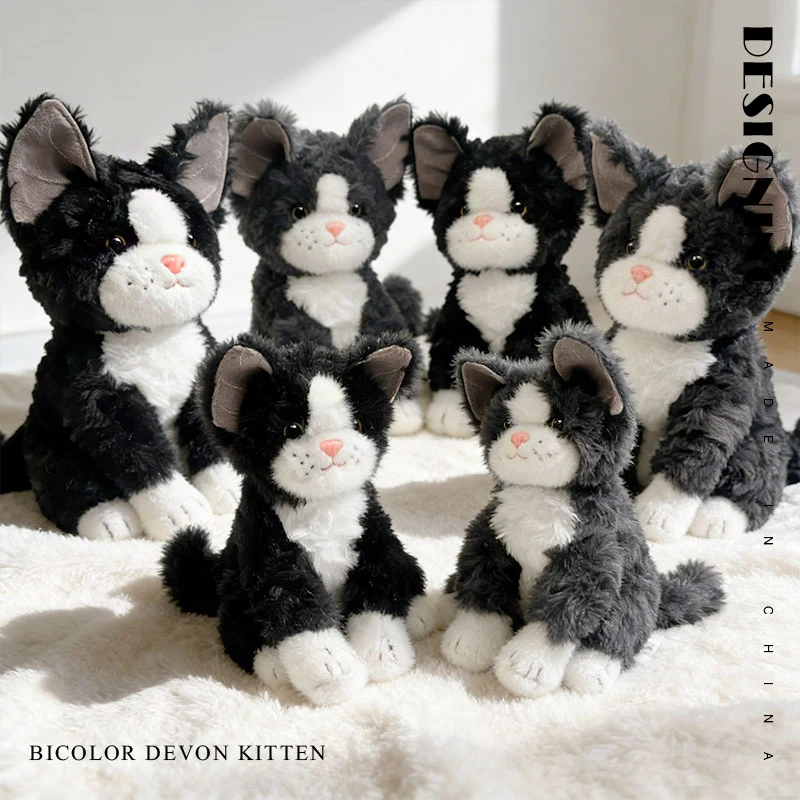 Cat plush doll view