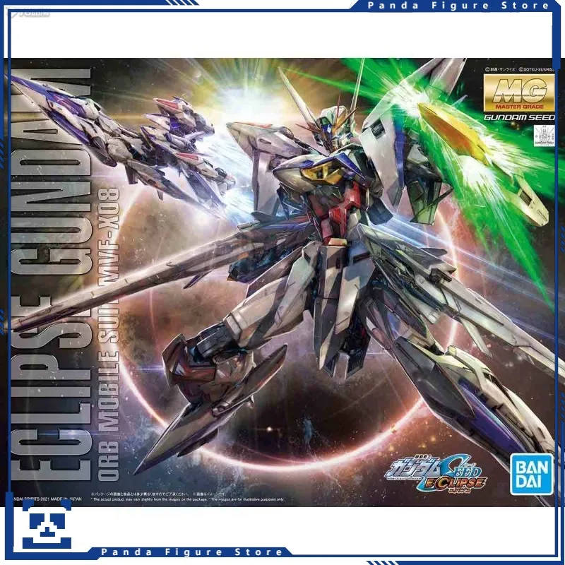 

Bandai MG 1/100 Eclipse Gundam SEED MSV New Work Protagonist Action Figure GUNPLA Boys Toy Mecha Model Gift Assembly Kit