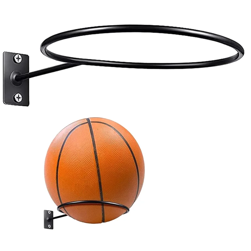 KB-5Pcs أصحاب كرة الحائط جدار كرة السلة الجرف كرة القدم عرض المدرجات كرة السلة تخزين رفوف كرة القدم الحائط الرف Durab #1
