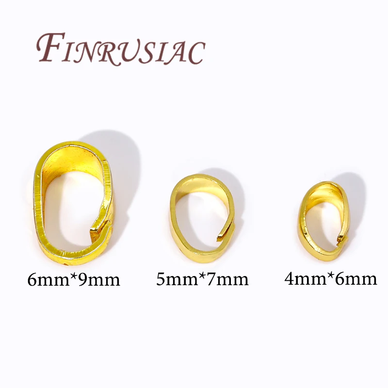 18K Gold Plated Pendant Clips For Necklace,Pendant Clip Clasp,Melon Seeds Buckle,DIY Necklaces Connector,Jewelry Accessories image 3