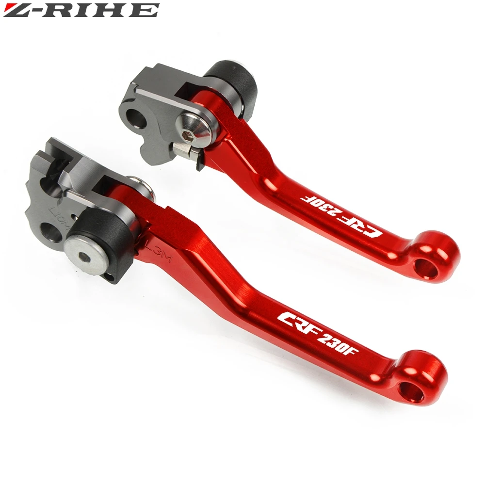 Motorcycle CNC Billet Foldable Pivot Clutch & Brake Lever Handle For HONDA CRF230F CRF230 F CRF 230 F 2003-2017 Dirt Bike CRF230