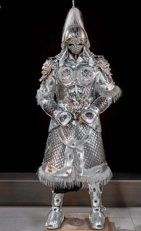 Nezha Aoguang Armor Sliver Men 15KG Stainless Steel 19 Part