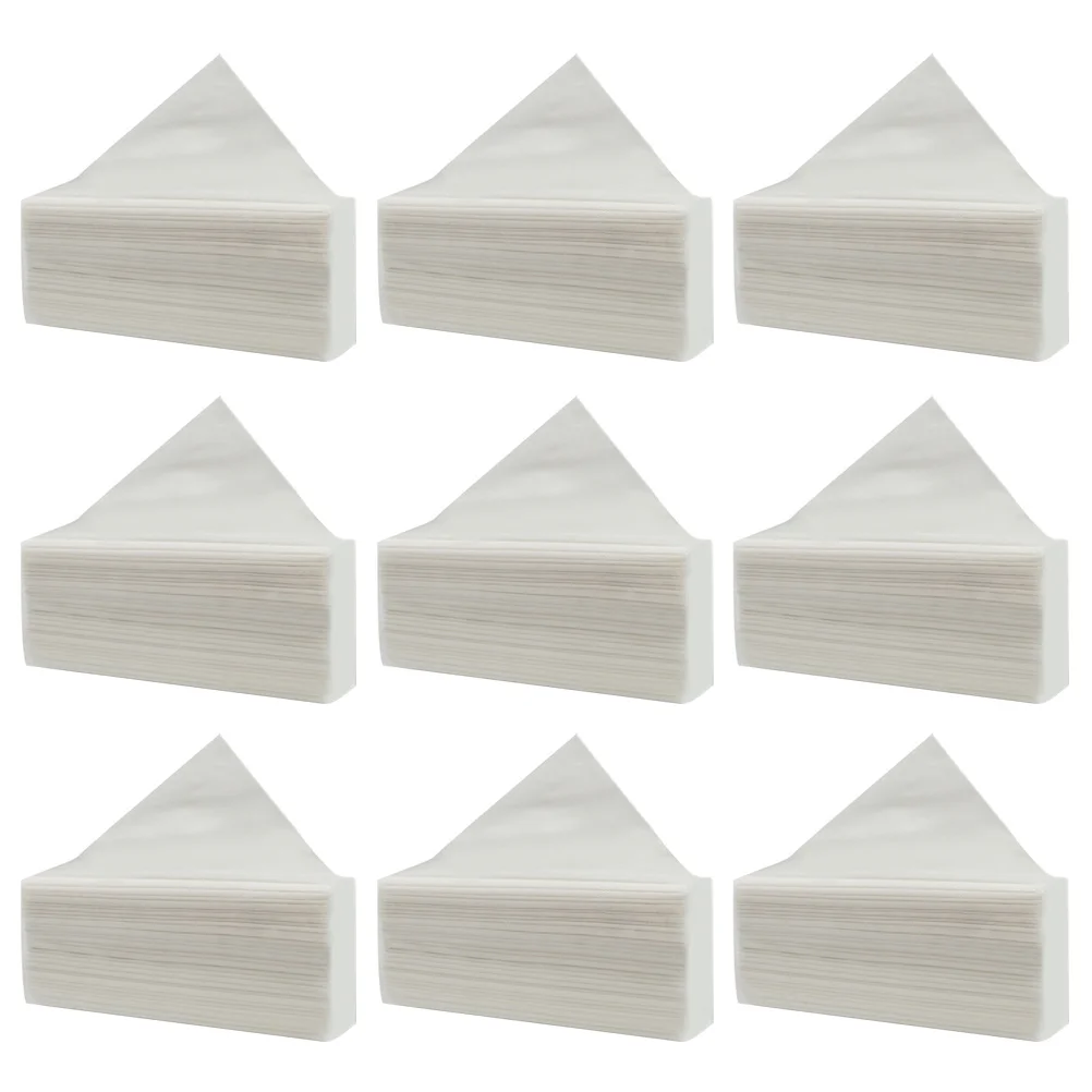 Tovaglioli naturali di carta velina in pasta di legno morbida da 9 confezioni, 80 fogli ciascuno per carta da estrazione per uso domestico, ristorante dell'hotel