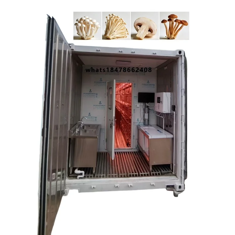Industrial-grade Hydroponics Vegetable System (40FT) ISO9001 Certified Equipped Smart Touch Control Platform IoT-based Remote