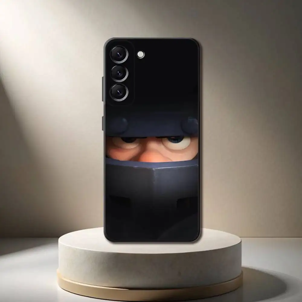 Чехол для телефона C-Clash R-Royale для Samsung Galaxy A 73,72,51,53,52,71,22,5G, Note, J7,8,9 Мягкий черный чехол