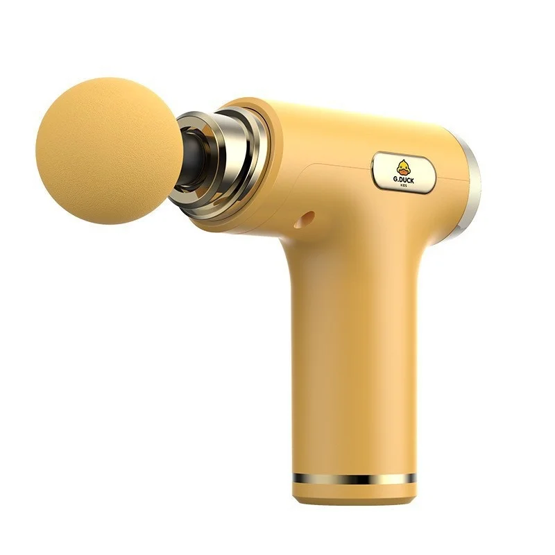 Smart Library Portable Rechargeable Electric Massager Little Yellow Duck Fascia Gun For Home Car Hotel Fitness Muscle Relaxation