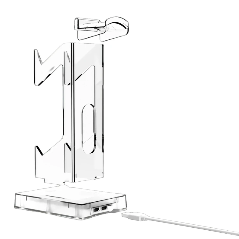 Controller-Headset-Halter, Gamepad-Ständer, Display-Regal mit 2 USB-Ladeanschlüssen