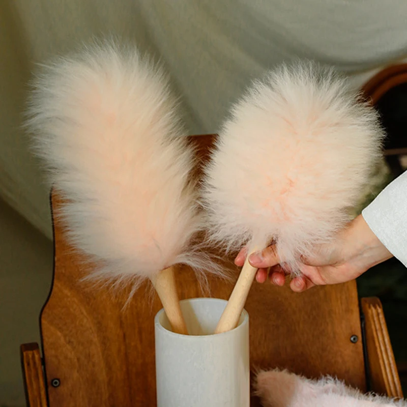 Multifunctional Wool Duster Household Removal Soft Car Piano Lamp Furniture Cleaner Brush Anti-static Duster Brush view 3