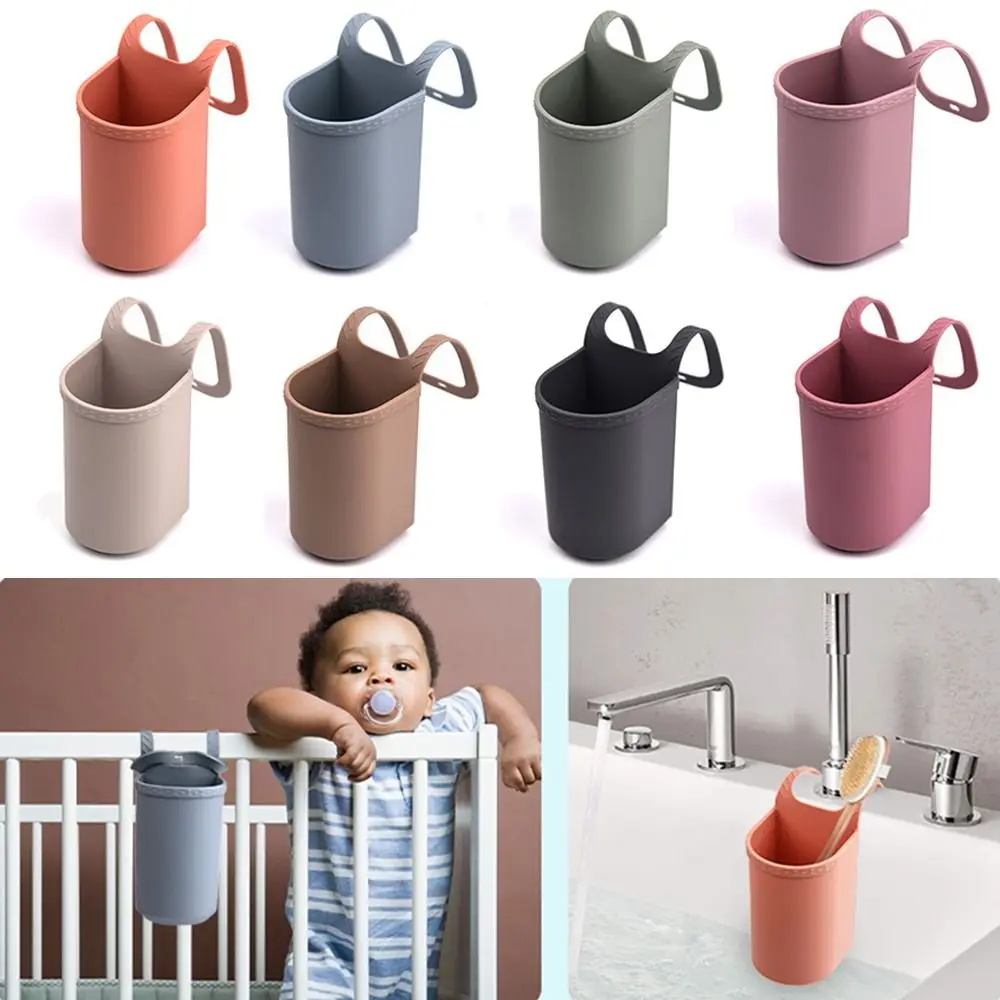 Flexible Stroller Cup Holder Anti-slip Portable Prams Water Bottle Organizers Food Grade Hanging Hole Pushchair Drinks Stand