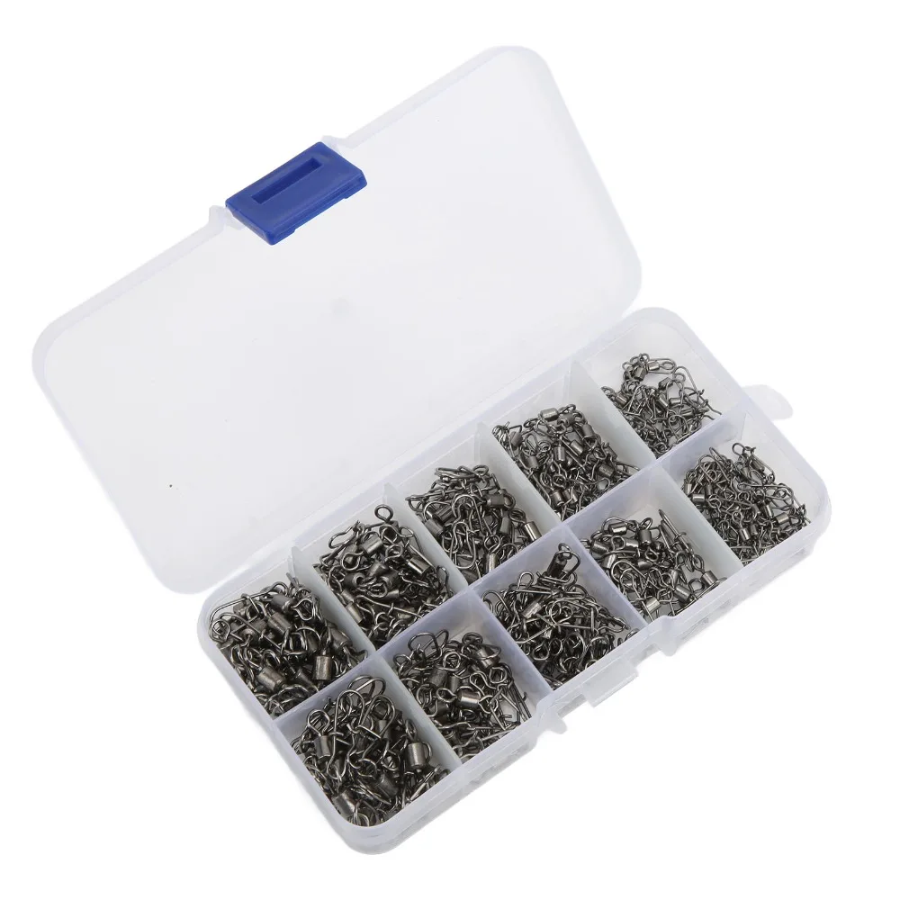 Esmerillones de pesca giratorios cobre acero inoxidable lubina - imagen 5