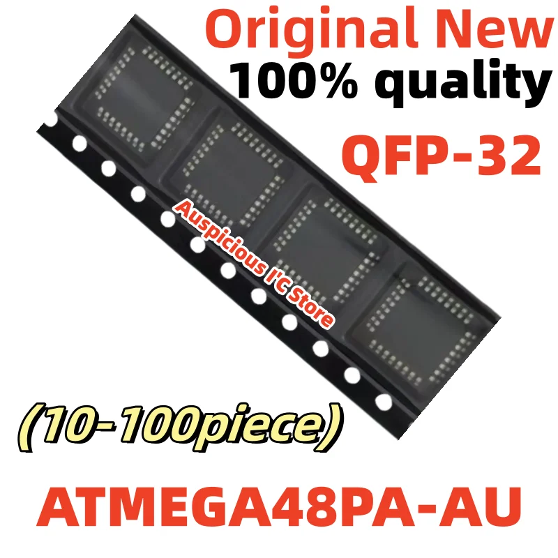 

10-100pcs ATMEGA48PA-AU ATMEGA48PA AU QFP-32