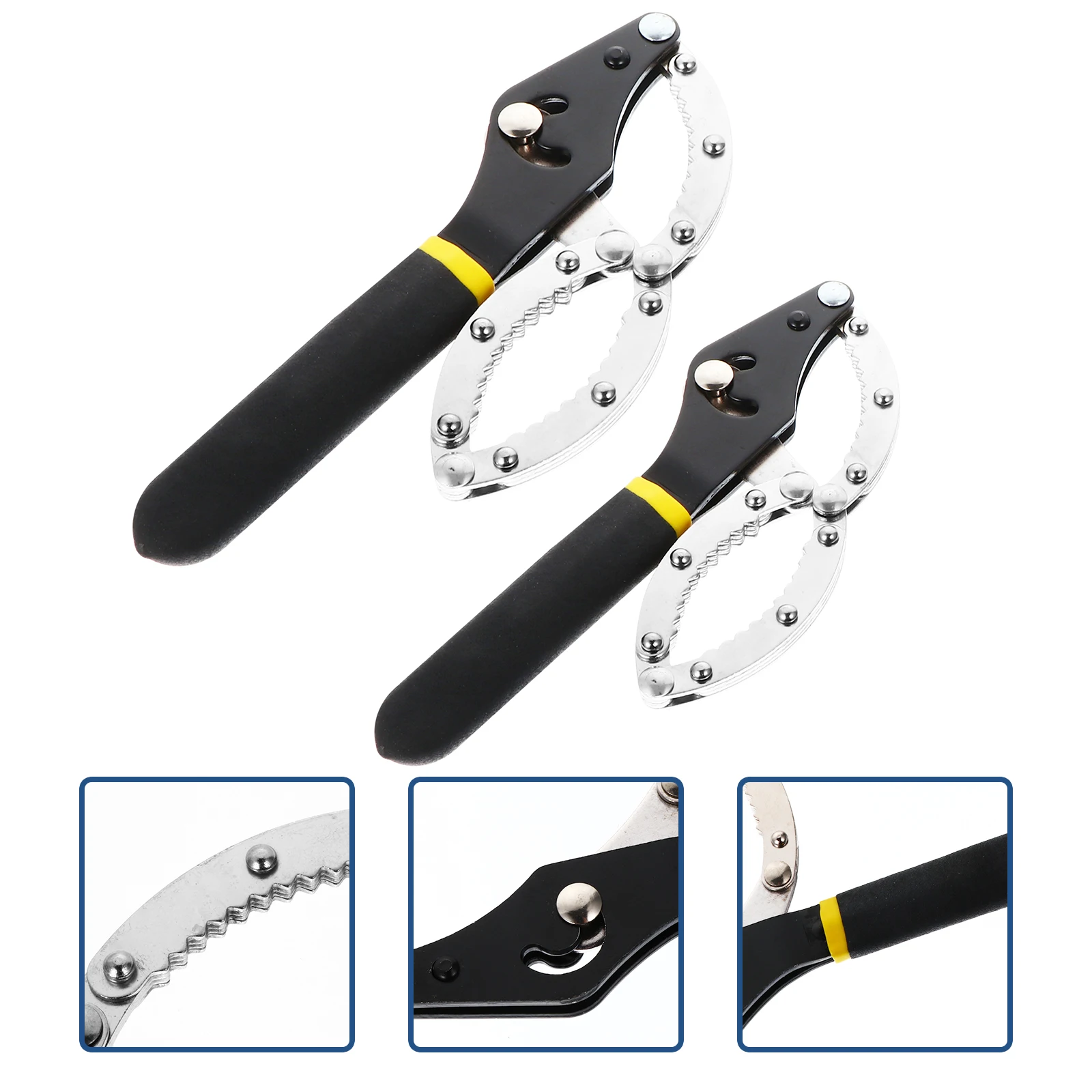 

2Pcs Oil Filter Wrench Carbon Steel Maintenance Tool Compact Lightweight Durable H y Removal Car Truck Farm Equipment