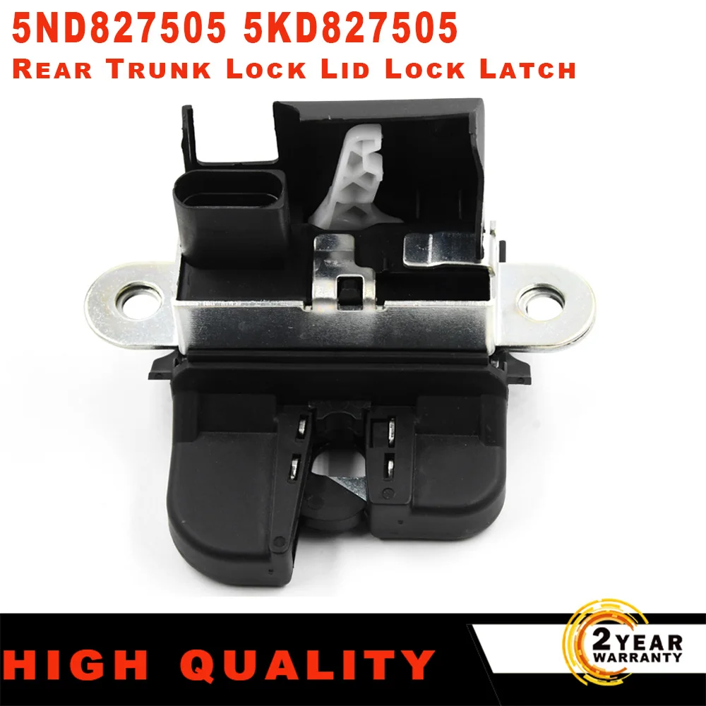 5ND827505 5KD827505 6RD827505 Rear Trunk Lock Actuator Latch For VW Golf Passat Tiguan Seat