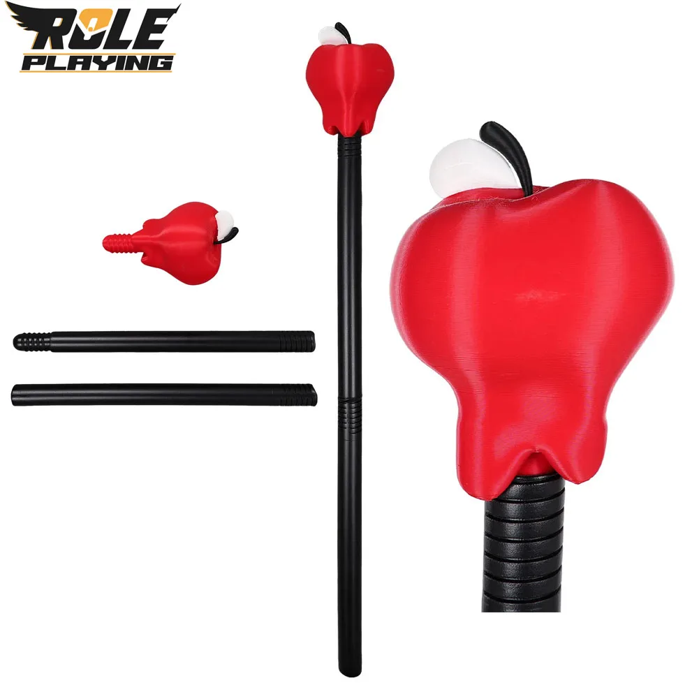 

Люцифер Косплей Мужчины Фэнтези Apple Cane Staff Аниме Hazbin Маскировка Костюм Аксессуары Реквизит для Взрослых Хэллоуин Карнавал Вечеринка