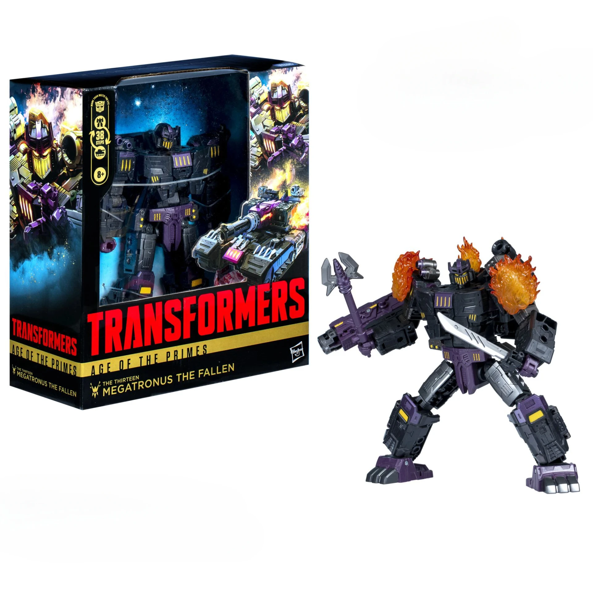 [pre-order] Hasbro Transformers: Age of The Primes Leader Class The Thirteen Megatronus The Fallen  Christmas Gift Model Anime