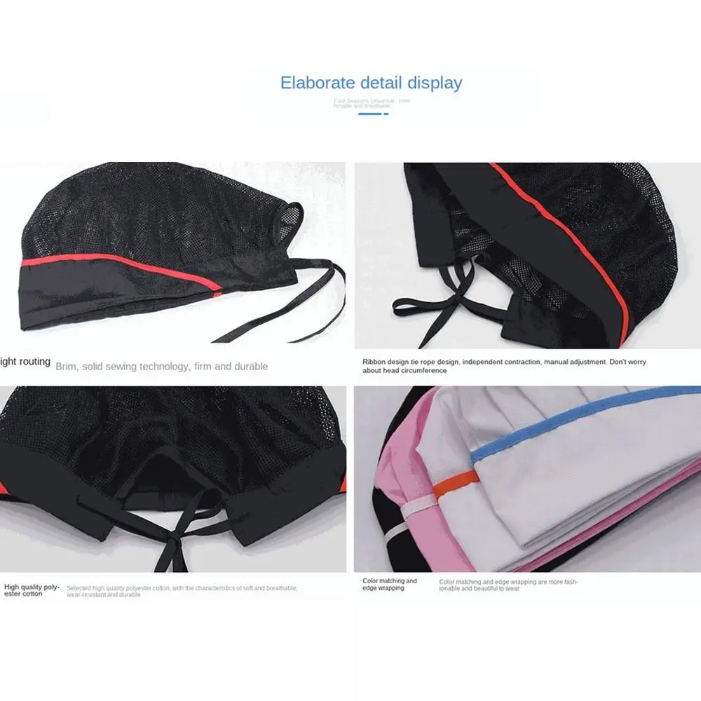 Cook Accessories Mesh Work Hat Smoke-proof Dust Breathable Cooking Hygienic Cap Work Wear Chef Hat Food Service