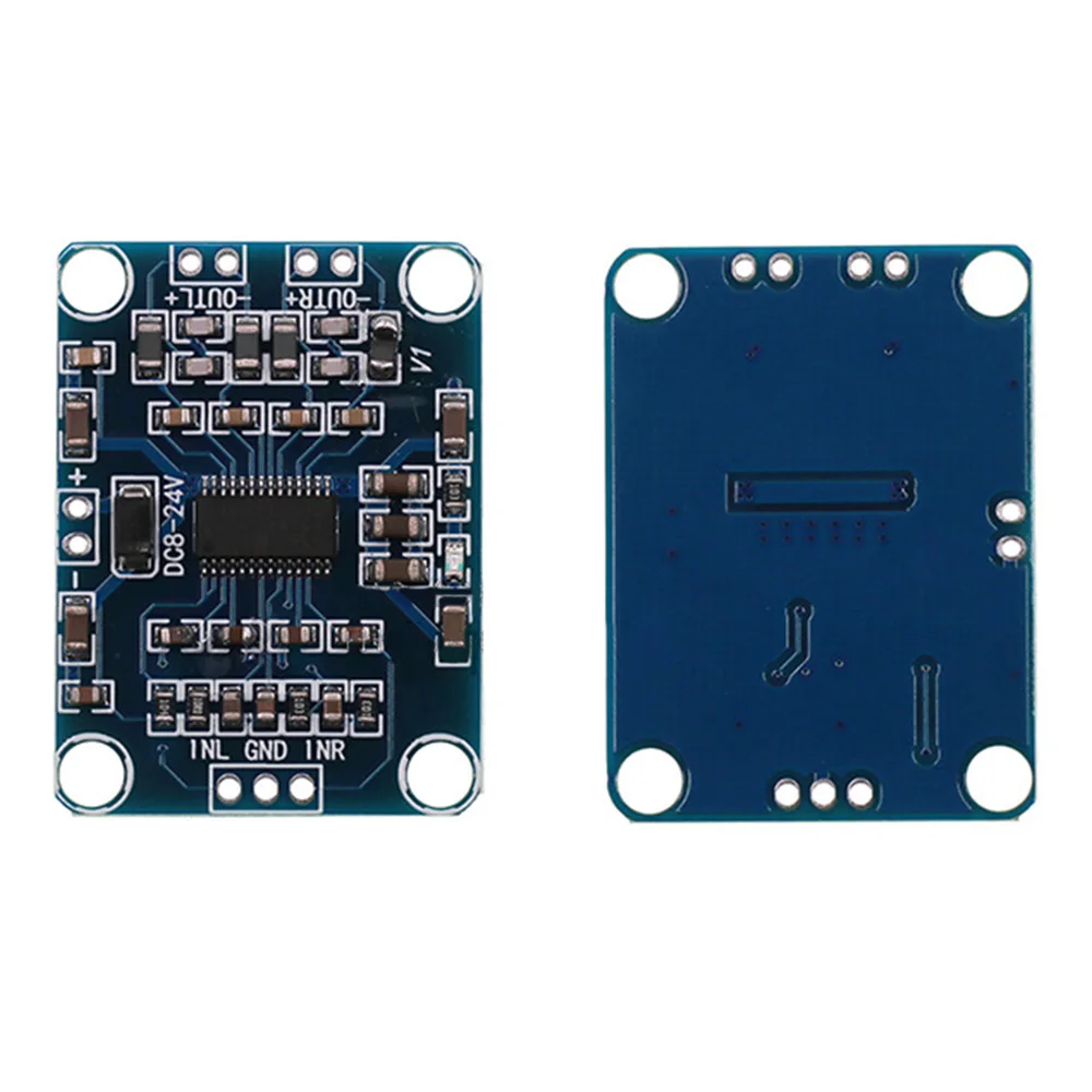 Scheda Amplificatore Digitale da 100 W, Modulo Amplificatore Subwoofer con Uscita Bassi per Altoparlante Fai-da-Te 12‑24 V