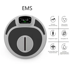 EMS estimulador muscular eléctrico para suelo pélvico, tratamiento de recuperación posparto, silla de entrenamiento para Ejercicio Kegel