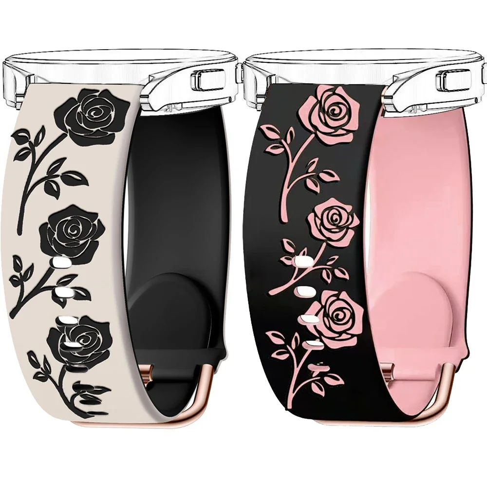 Pulsera de 20mm para Garmin Venu Forerunner 165 55 245 para Samsung 7 6 5 4 para Amazfit GTS 4 3 2 correa de reloj correas de reloj