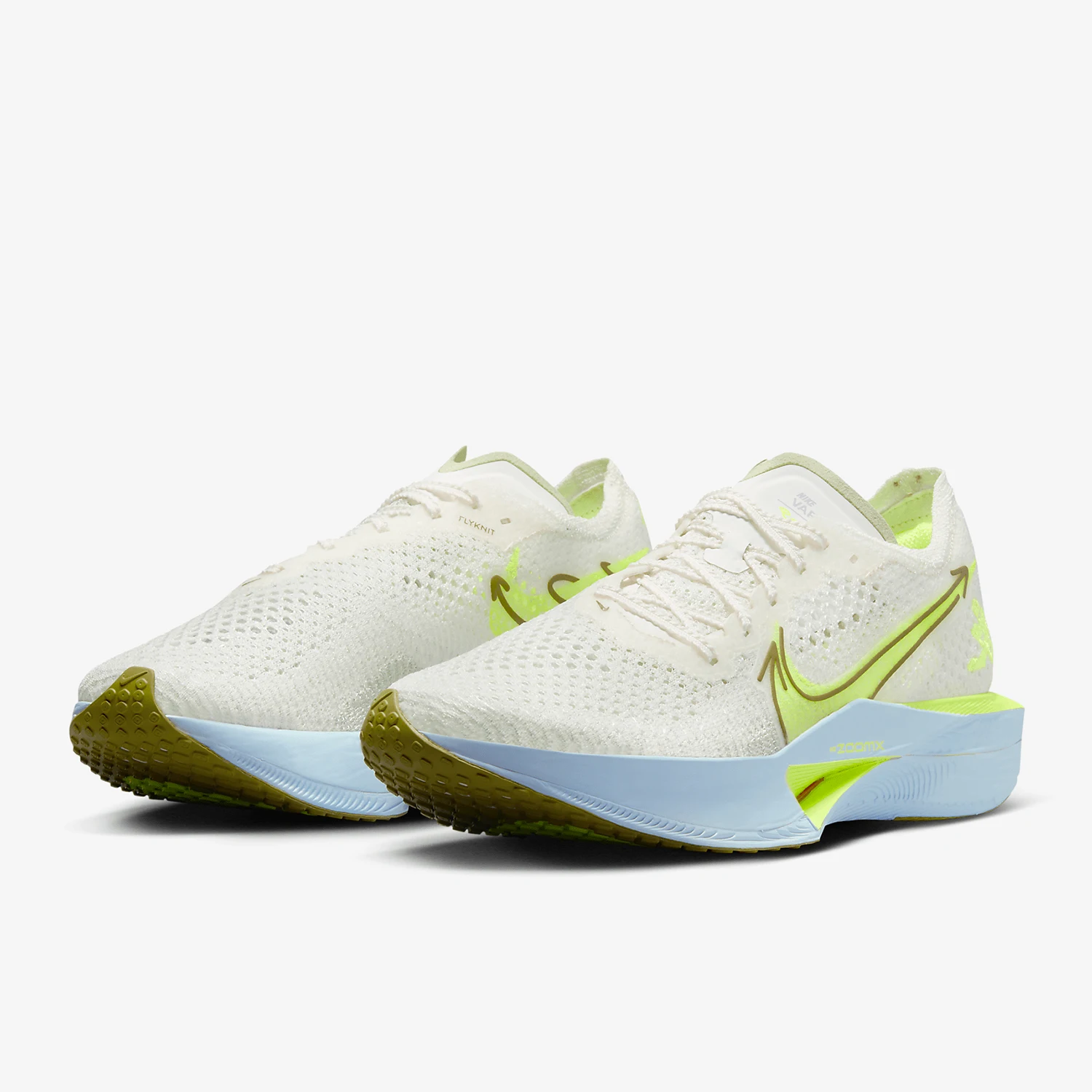 

Оригинальные женские кроссовки для соревнований с мягкой подкладкой Nike Vaporfly 3, HQ3464-143